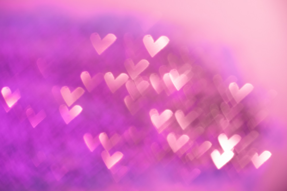 Pink festive Valentine's day background